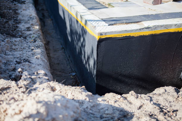 Residential Wet Basement Repair installation at a Russiaville, IN home by SJ Waterproofing Pros